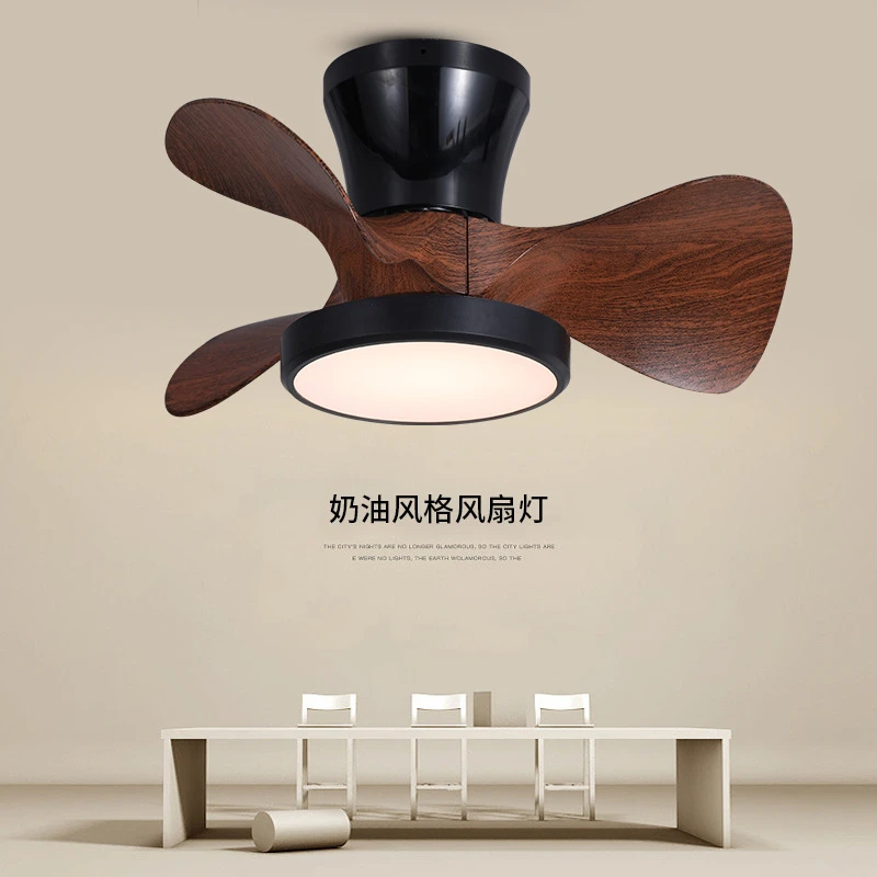 小尺寸吸顶风扇灯儿童房吊扇灯卧室书房幼儿园电扇灯阳台过道吊扇