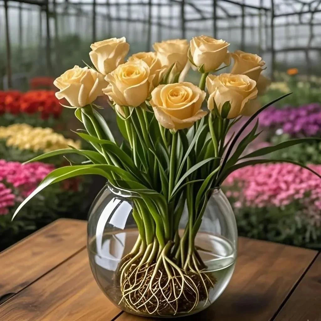 好养水培玫瑰花水养】新品阳台苗浓香【植物宿根大花庭院种植重瓣