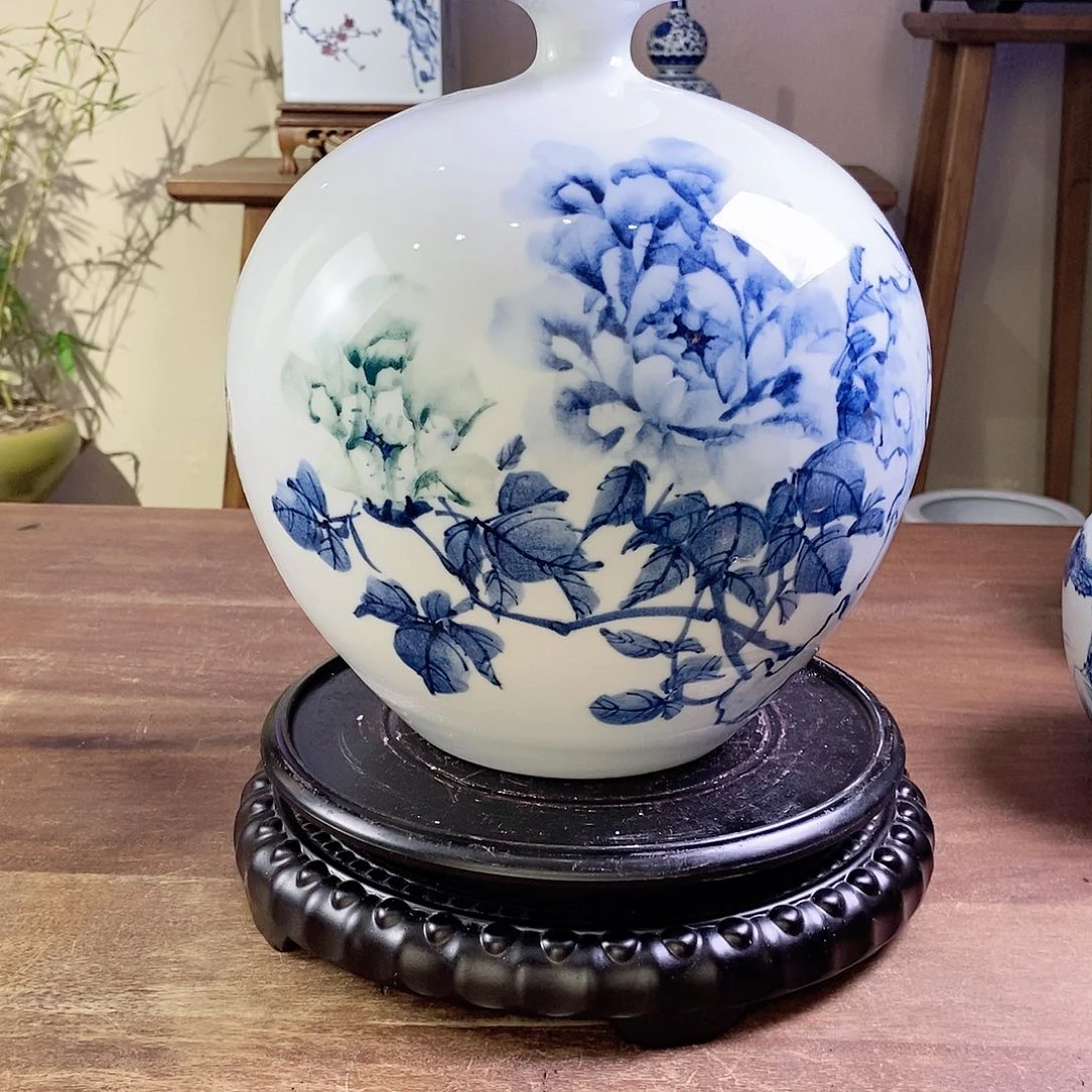 【闪购商品】景德镇陶瓷家用摆件休**。