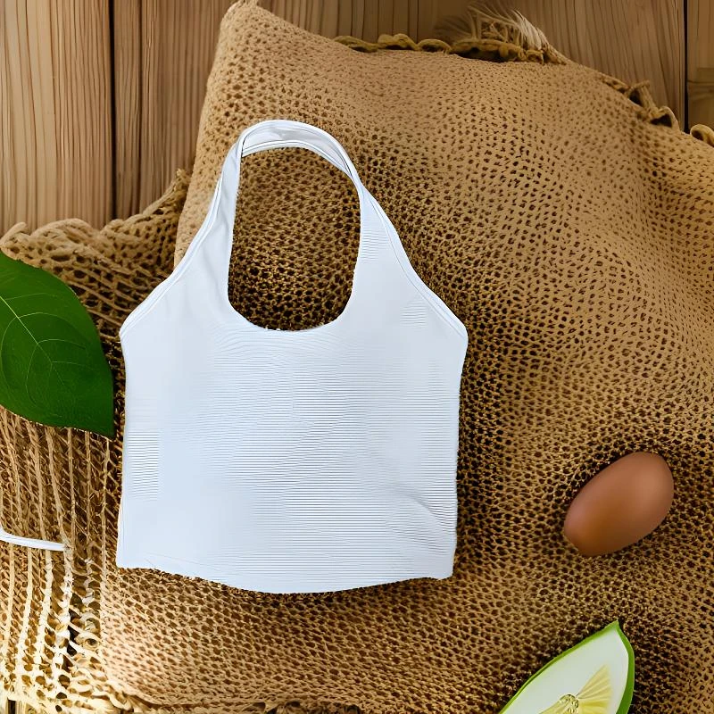 吊带挂脖运动背心女速干瑜伽内衣防震跑步健身文胸