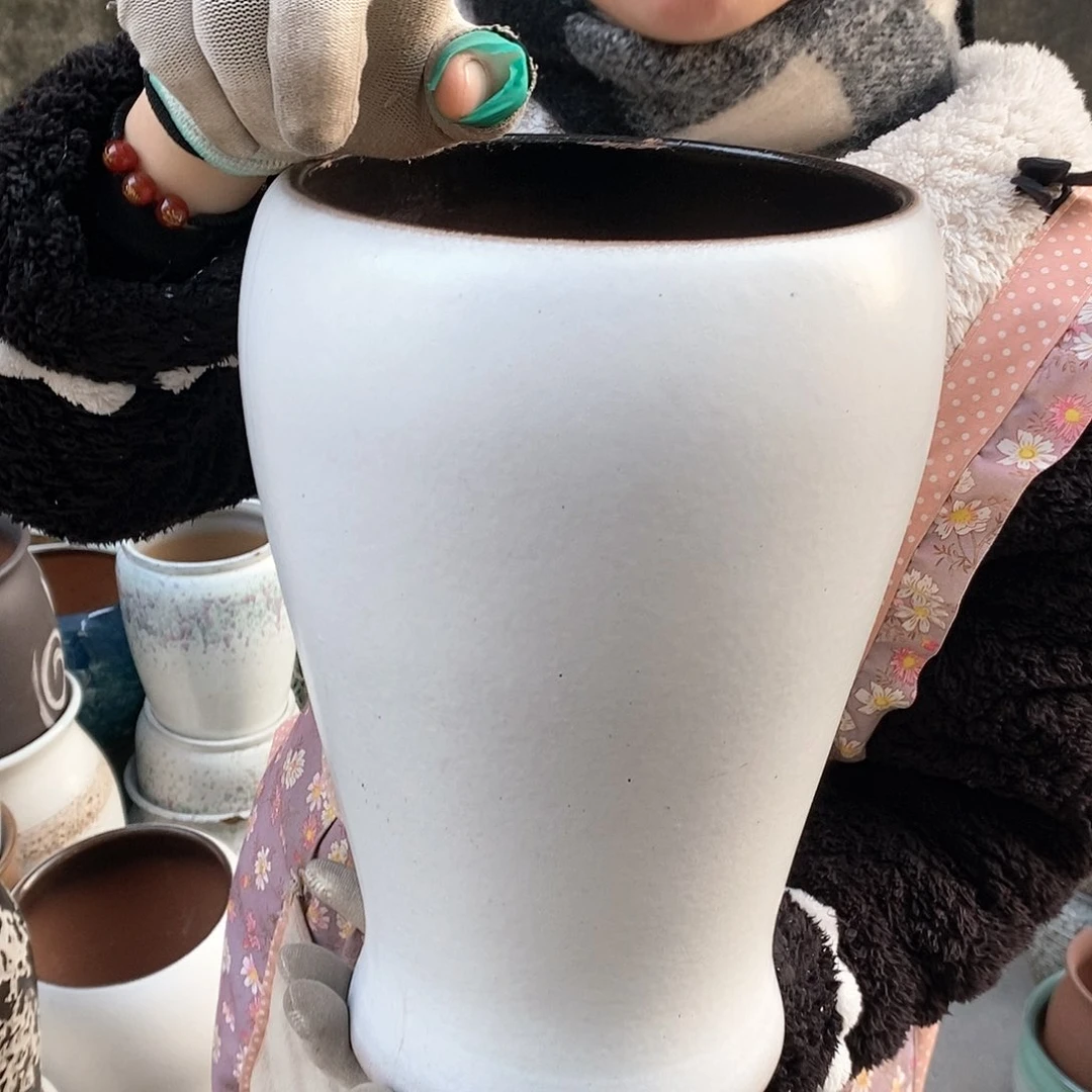 紫砂花盆正品口18高32
