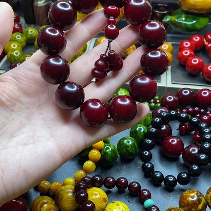 红油2.0琥珀木手串111111