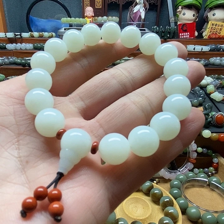 和田玉手串未镶嵌