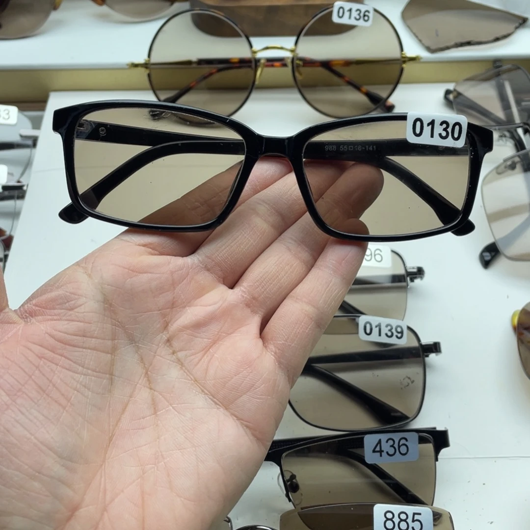 茶水晶全框眼镜 0130