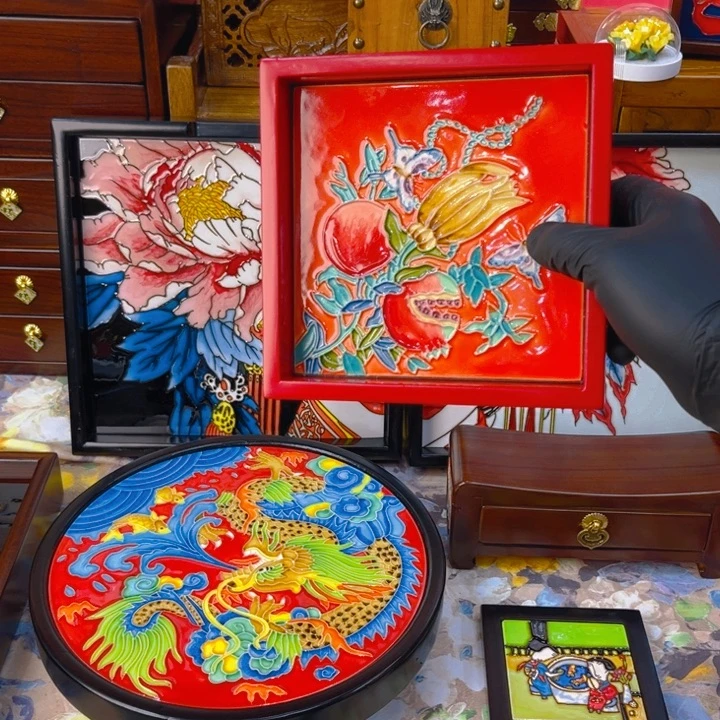 瓷板画艺术作品的