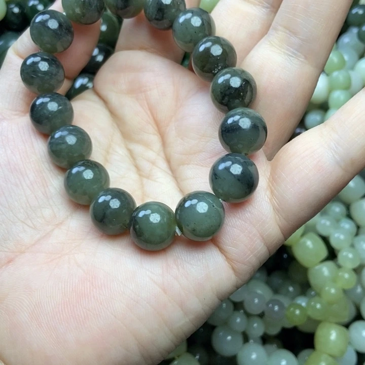 和田玉未镶嵌手链卡12