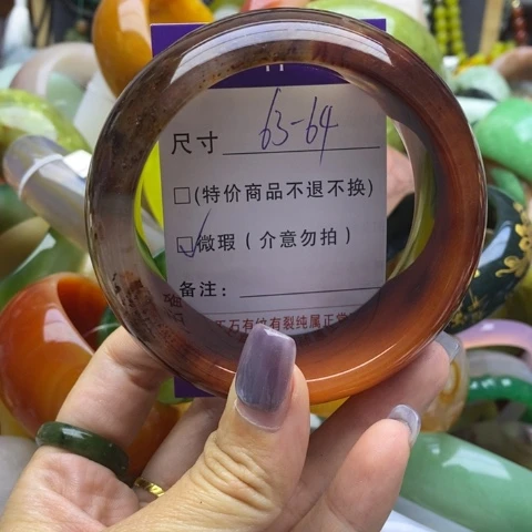 未镶嵌手镯石英质玉