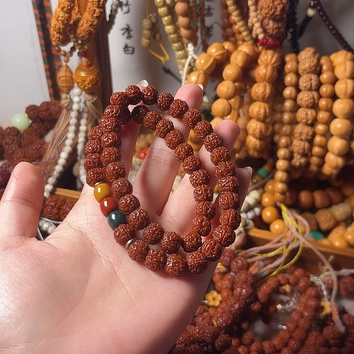 星月菩提吊坠红绿灯双圈