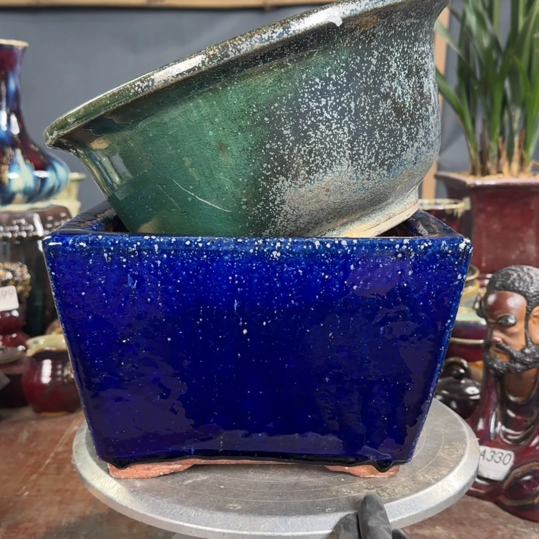 田***歌花盆紫砂685      瑕疵品