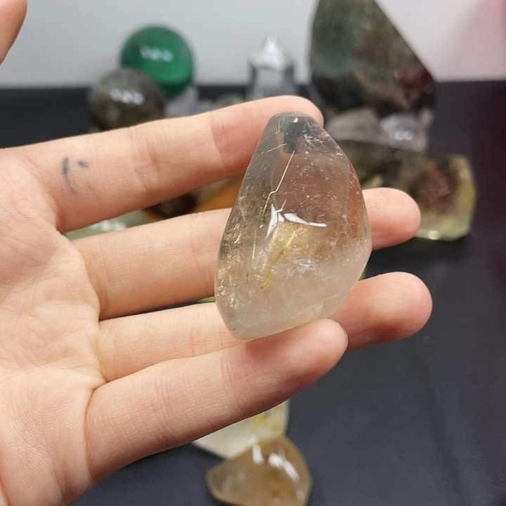 珠宝半成品未镶嵌水晶385水晶石