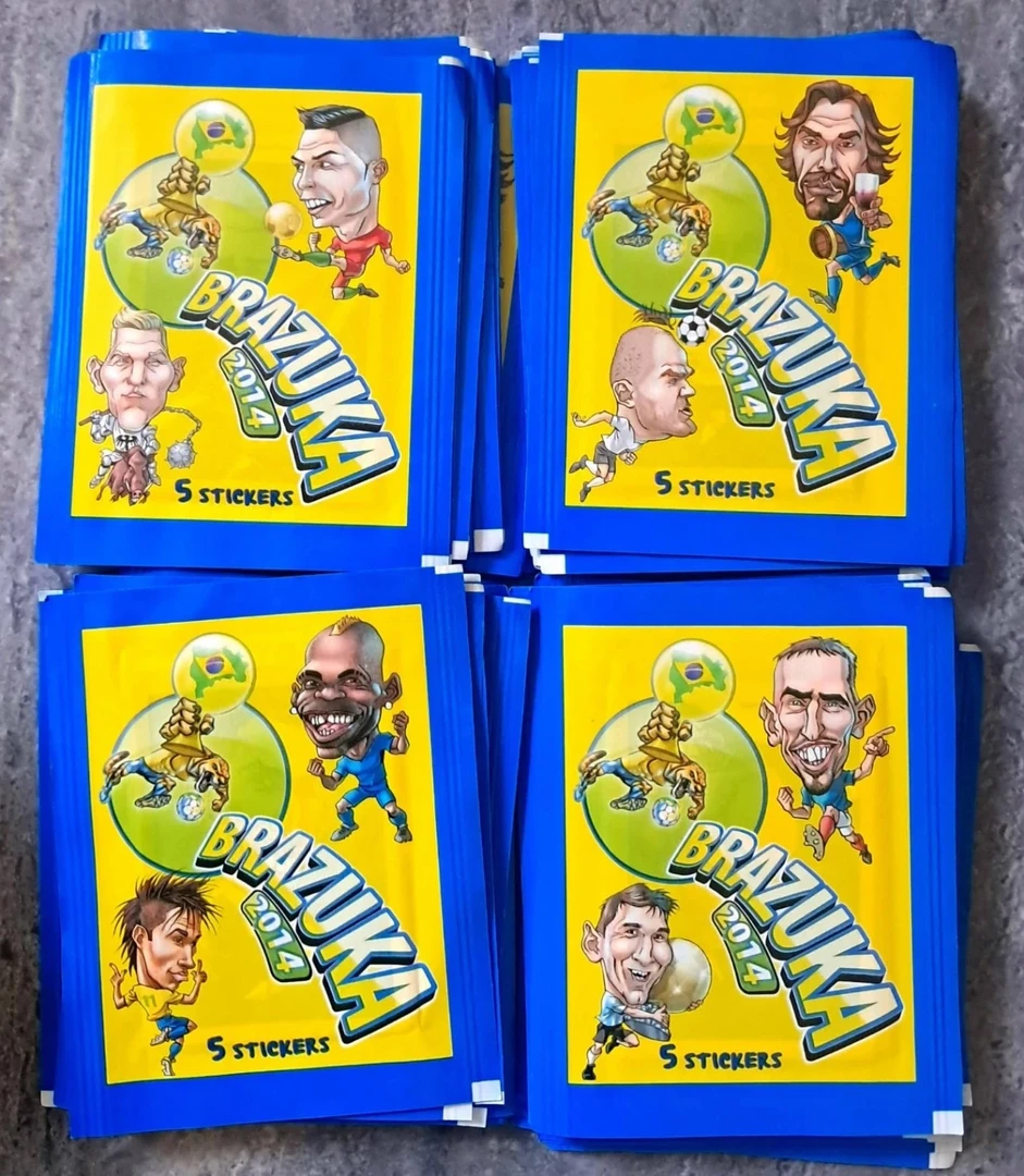 【拆盒】BRAZUKA2014世界杯贴纸【未成年禁止下单】