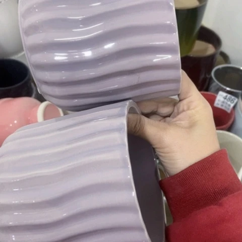 红陶陶瓷多肉花盆