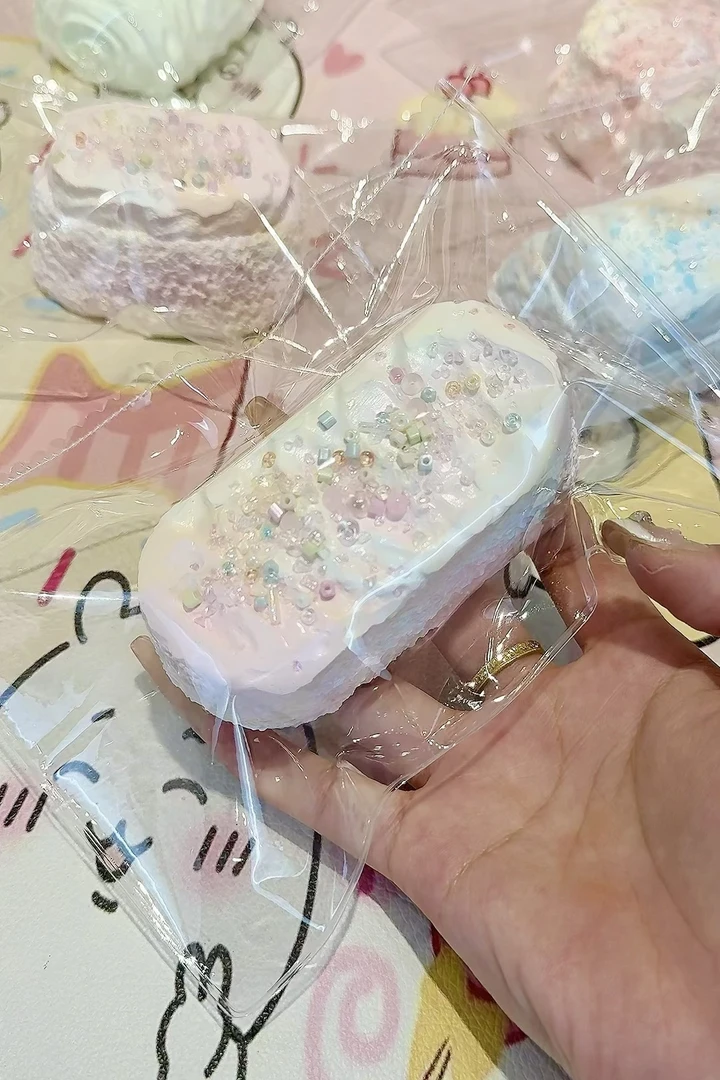 绘笙捏捏乐抹面长吐司瑕疵款手工硅胶捏捏发货后不支持退