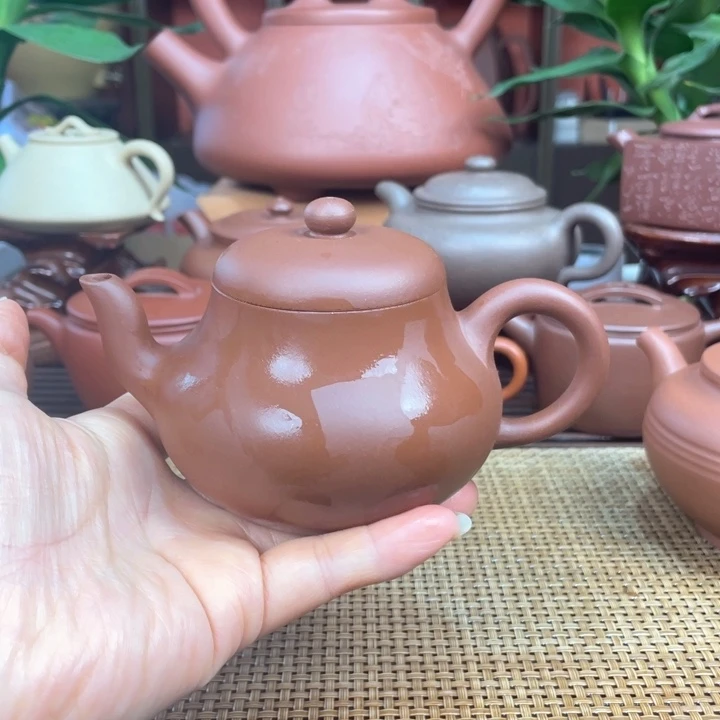 茶壶紫砂用****2紫泥清水泥半手工制作