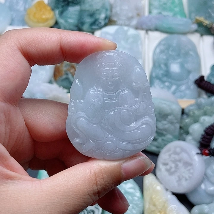 翡翠未镶嵌吊坠(不含链)翡翠