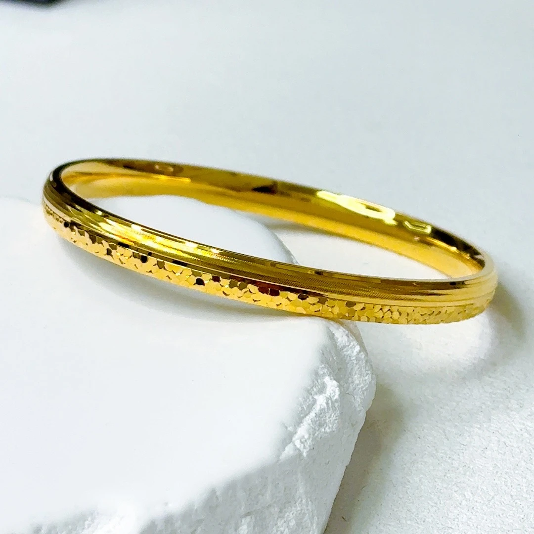 高定精工碎冰冰猫眼闭口镯-A032