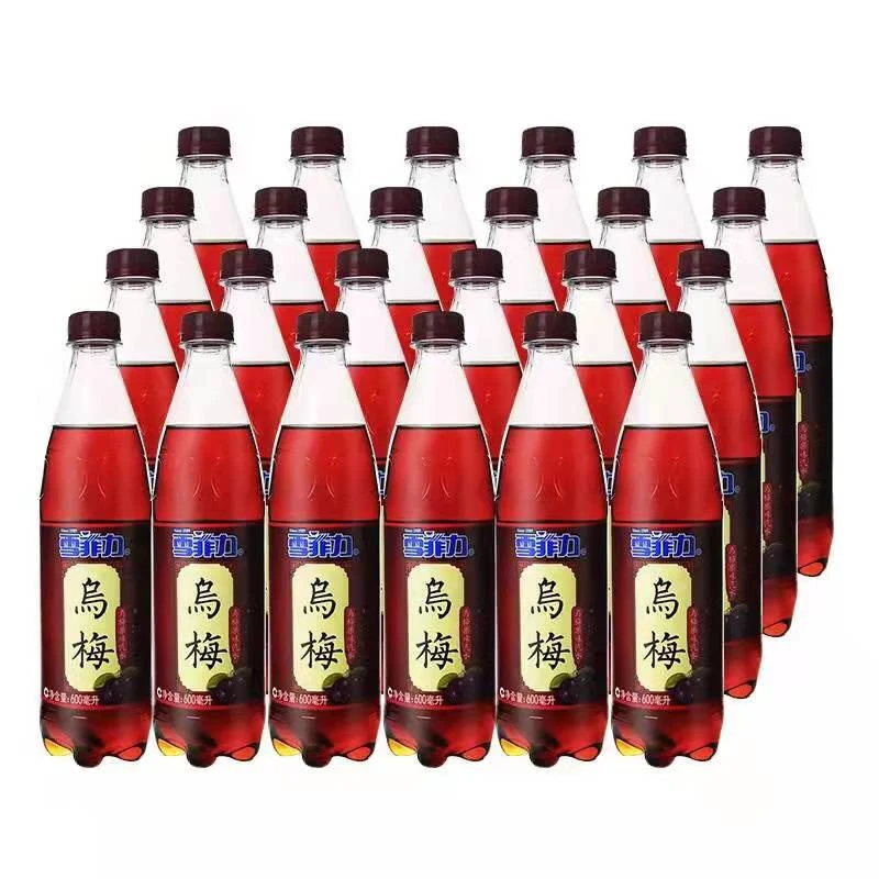 雪菲力 乌梅汁 600ml*24瓶   雪菲力乌梅汁果味汽水包装