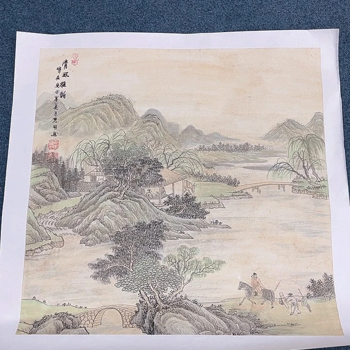 国画多*纯手绘字画宣纸