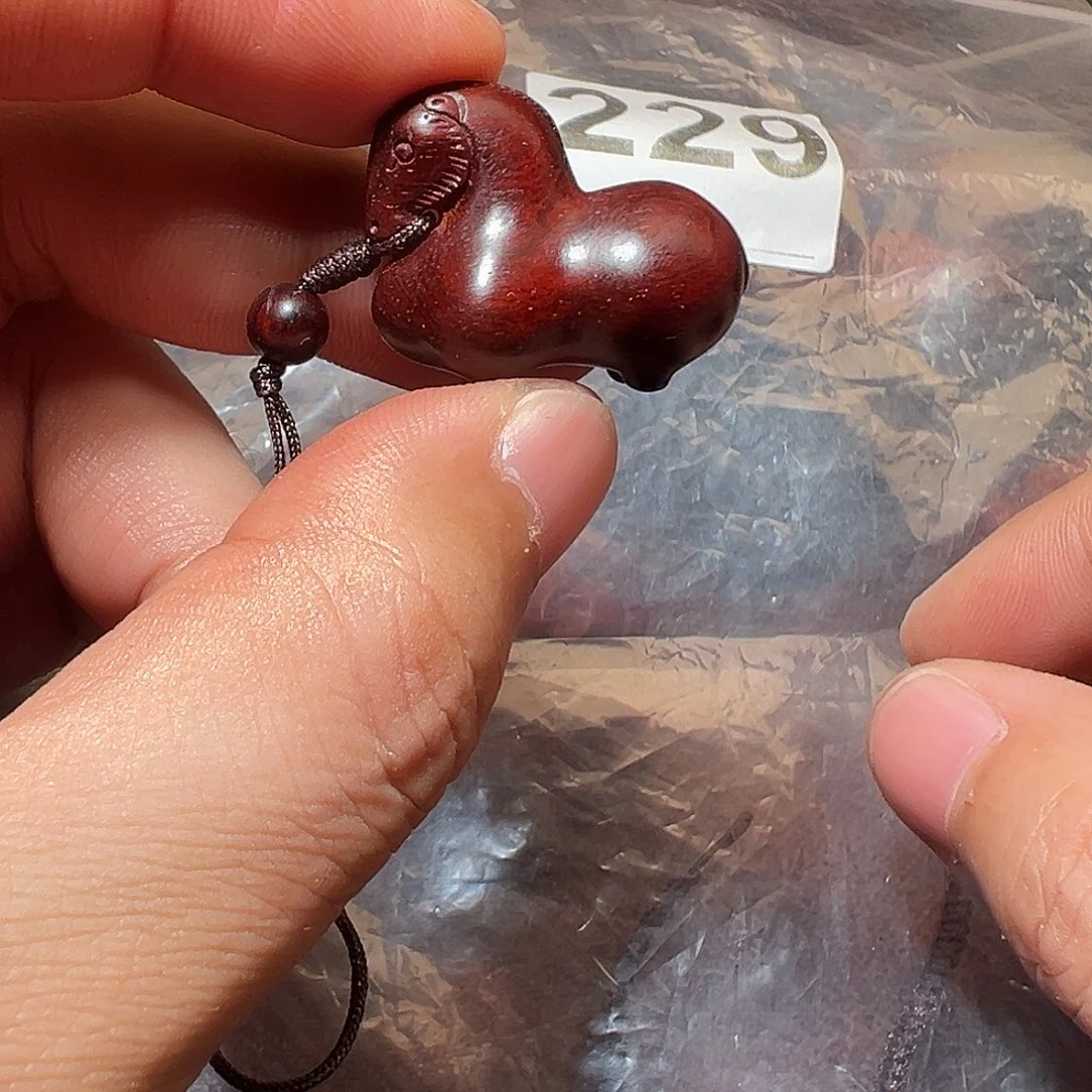 檀香紫檀（小叶紫檀）无事牌