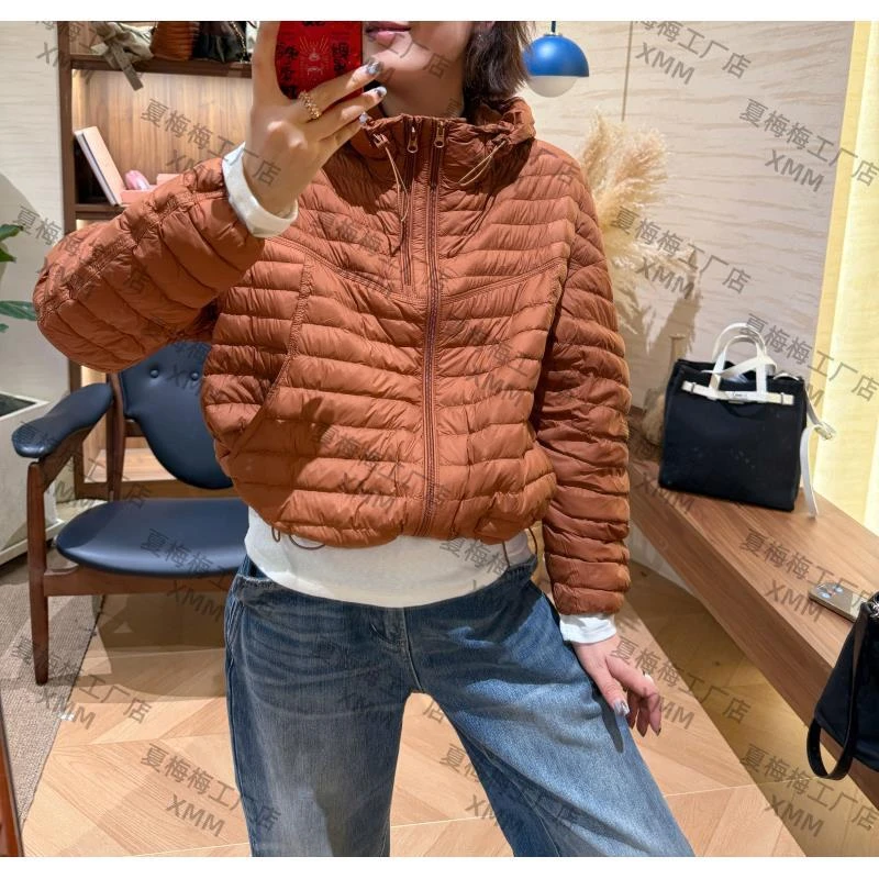 XMM.【双拉链轻薄羽绒服】时尚潮流显瘦洋气宽松休闲保暖冬季-H5228