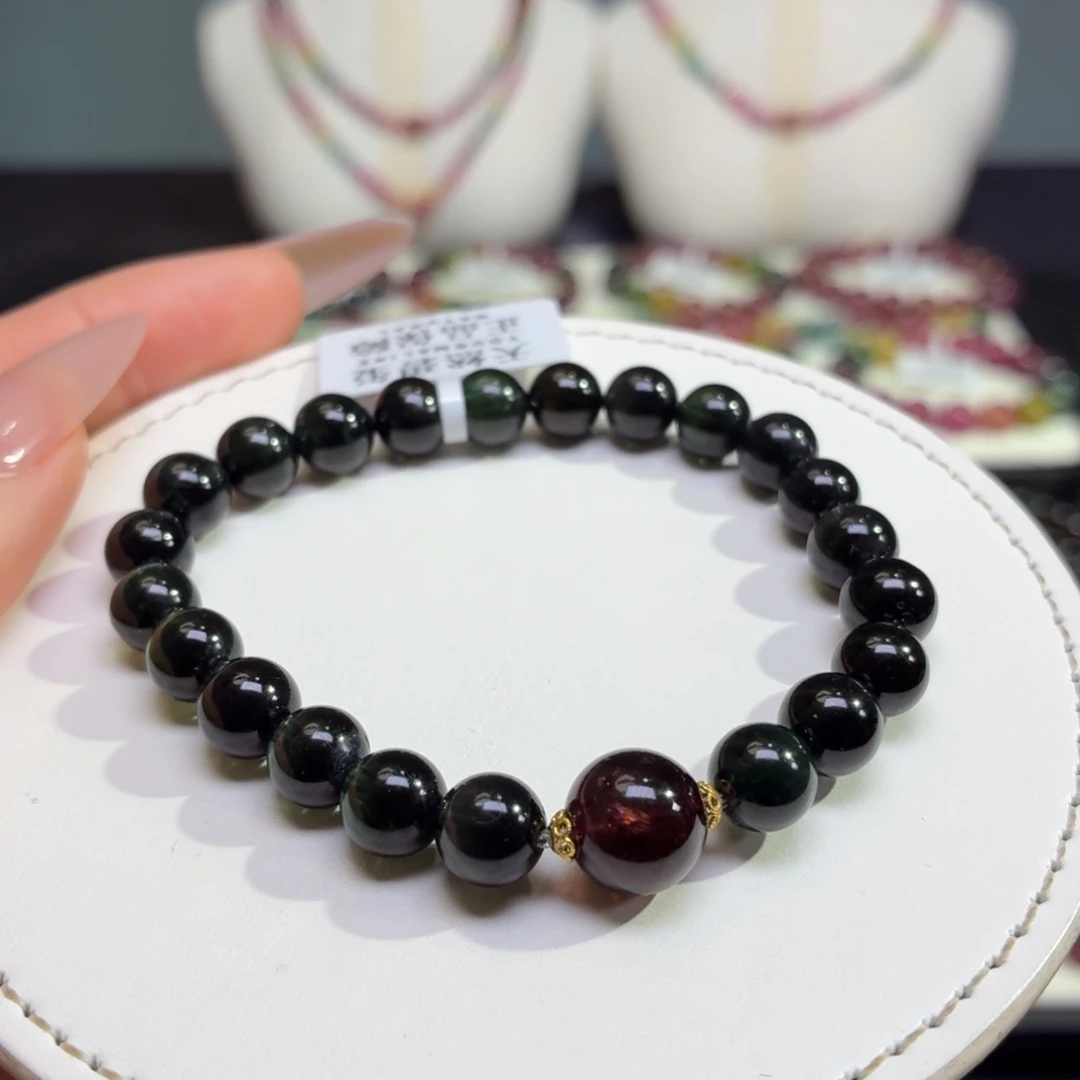 未镶嵌手链碧玺23