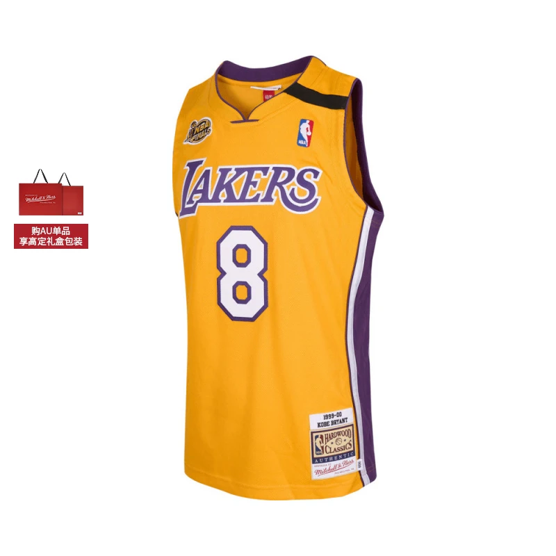 Mitchell&ness男子洛杉矶湖人科比布莱恩特99-00Authentic背心
