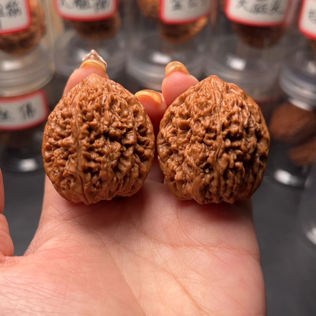 文玩核桃把件36大蒜头