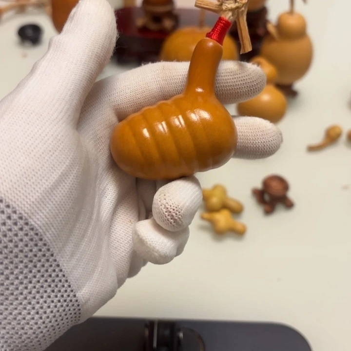 ·***燃天然手捻老皮葫芦