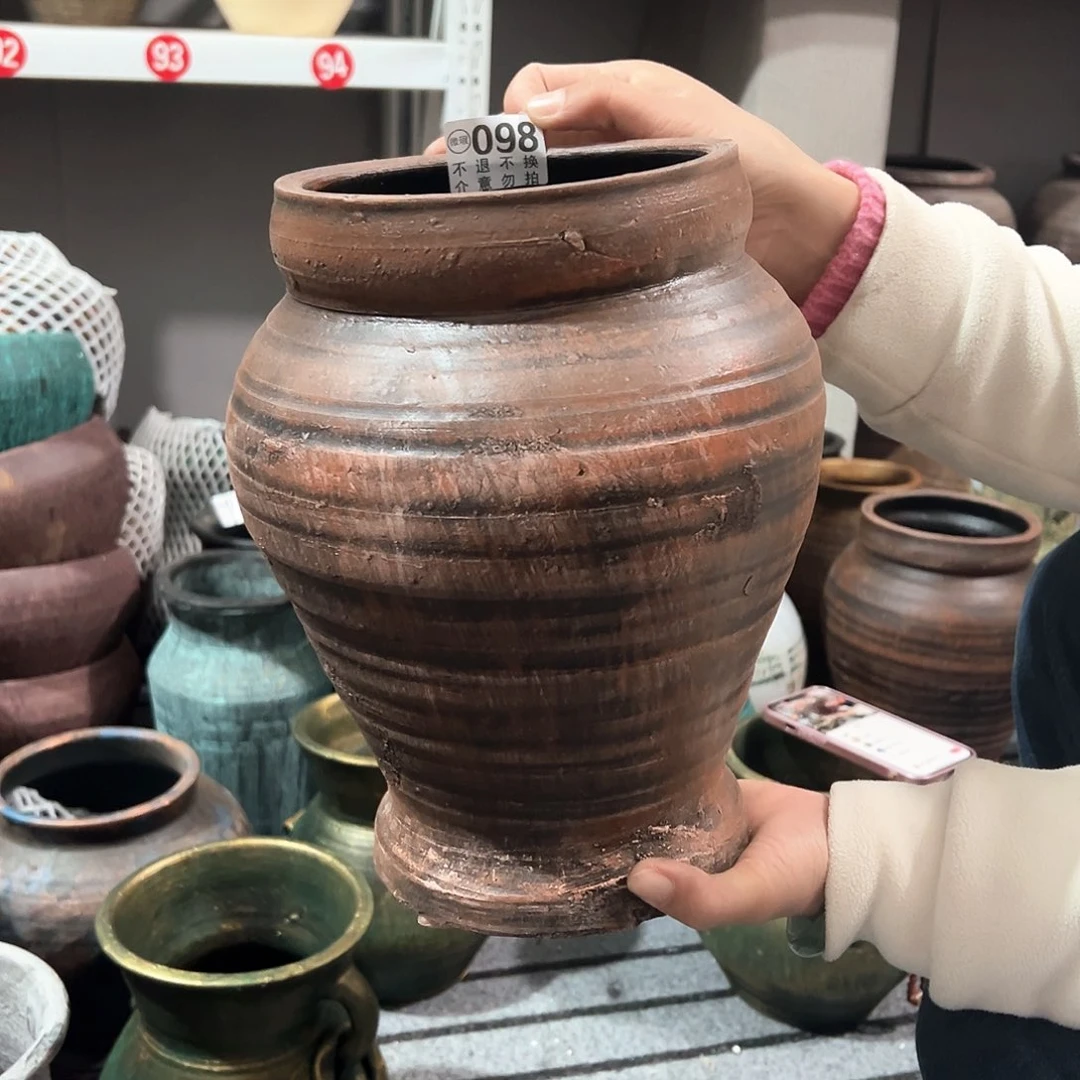 瑕疵红鱼尾大098高28口16