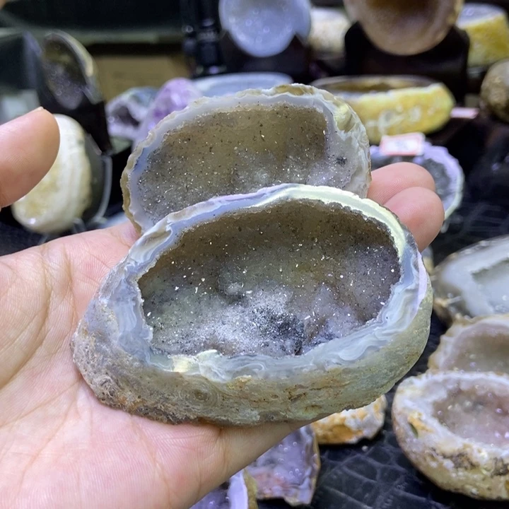 未镶嵌珠宝半成品水晶聚宝盆