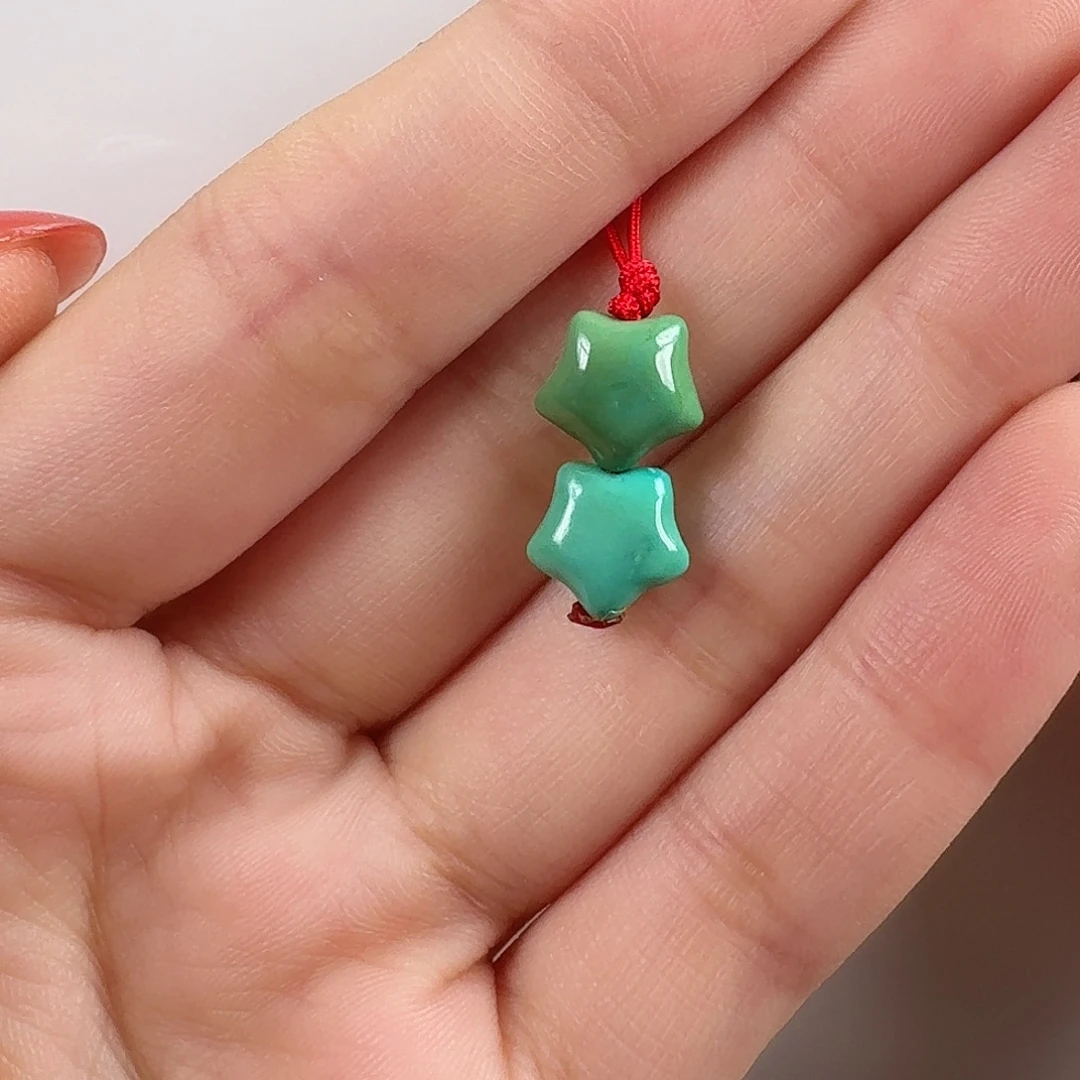 绿松石未镶嵌挂件