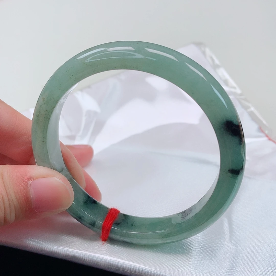 翡翠手镯未镶嵌57正圈