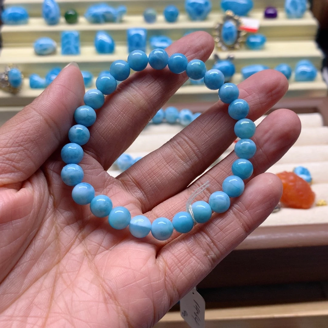 ****开针钠钙石（海纹石）未镶嵌珠宝奇石