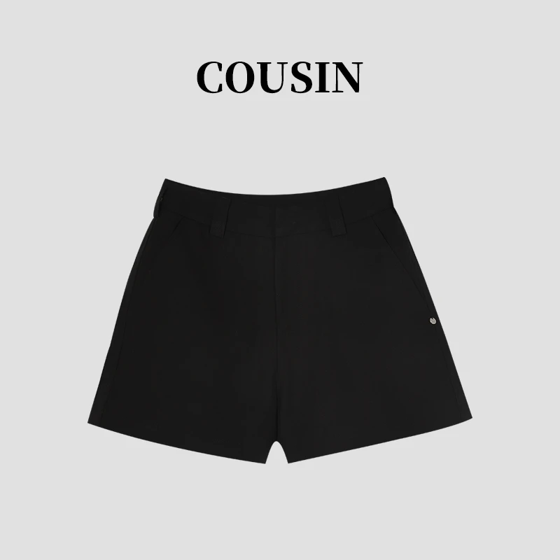 D.cousin  夏季舒适薄款时尚版经典百搭休闲女短裤  3200