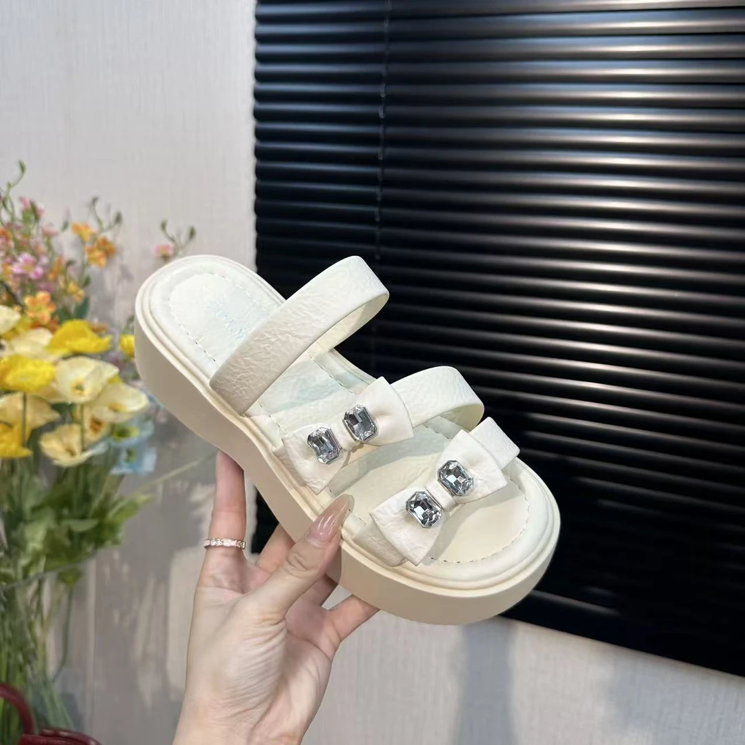 7065 厚底凉拖鞋女新款百搭外穿拖鞋