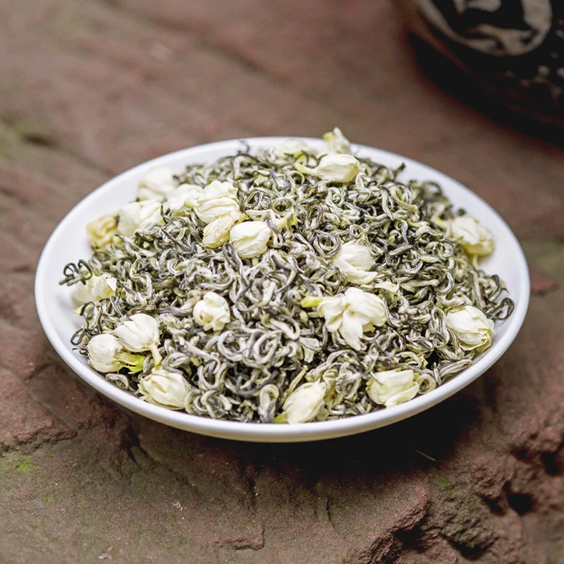全福飘雪茉莉花茶绿茶手工头采嫩芽四川茶叶新茶特级绿茶浓香特级
