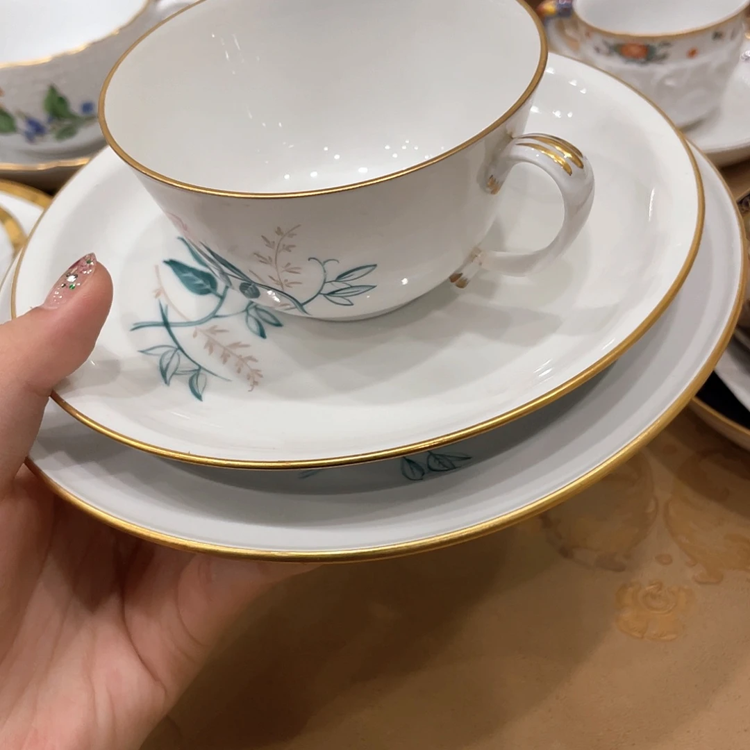 瓷片中古二等红茶杯