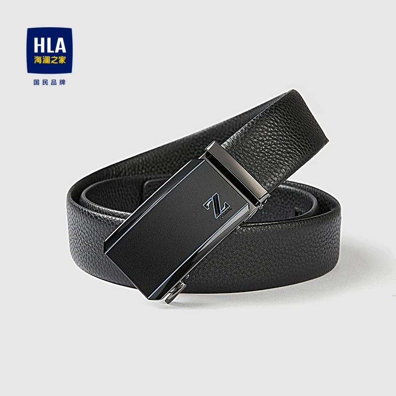 【大表姐专属】海澜之家商务大气头层牛皮压花质感自动