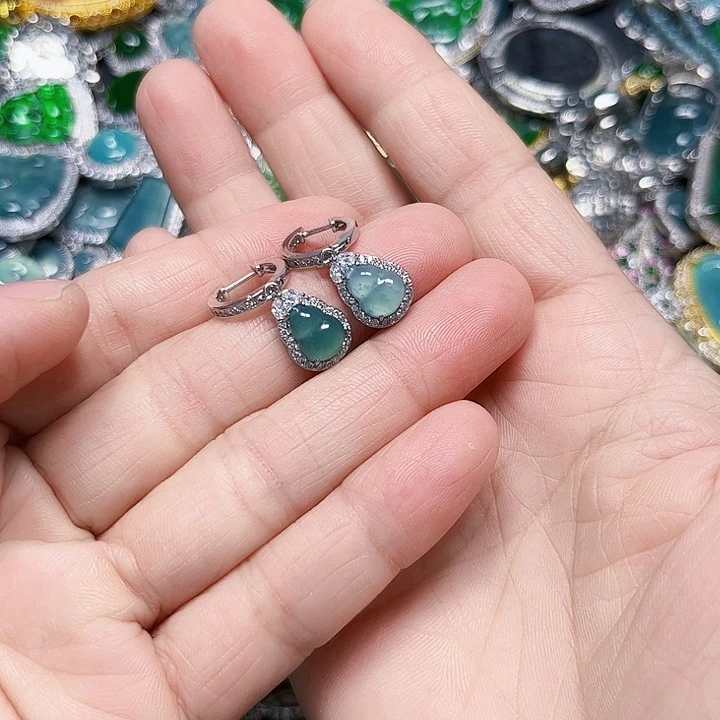 翡翠未镶嵌颈饰天然翡翠A货镶嵌