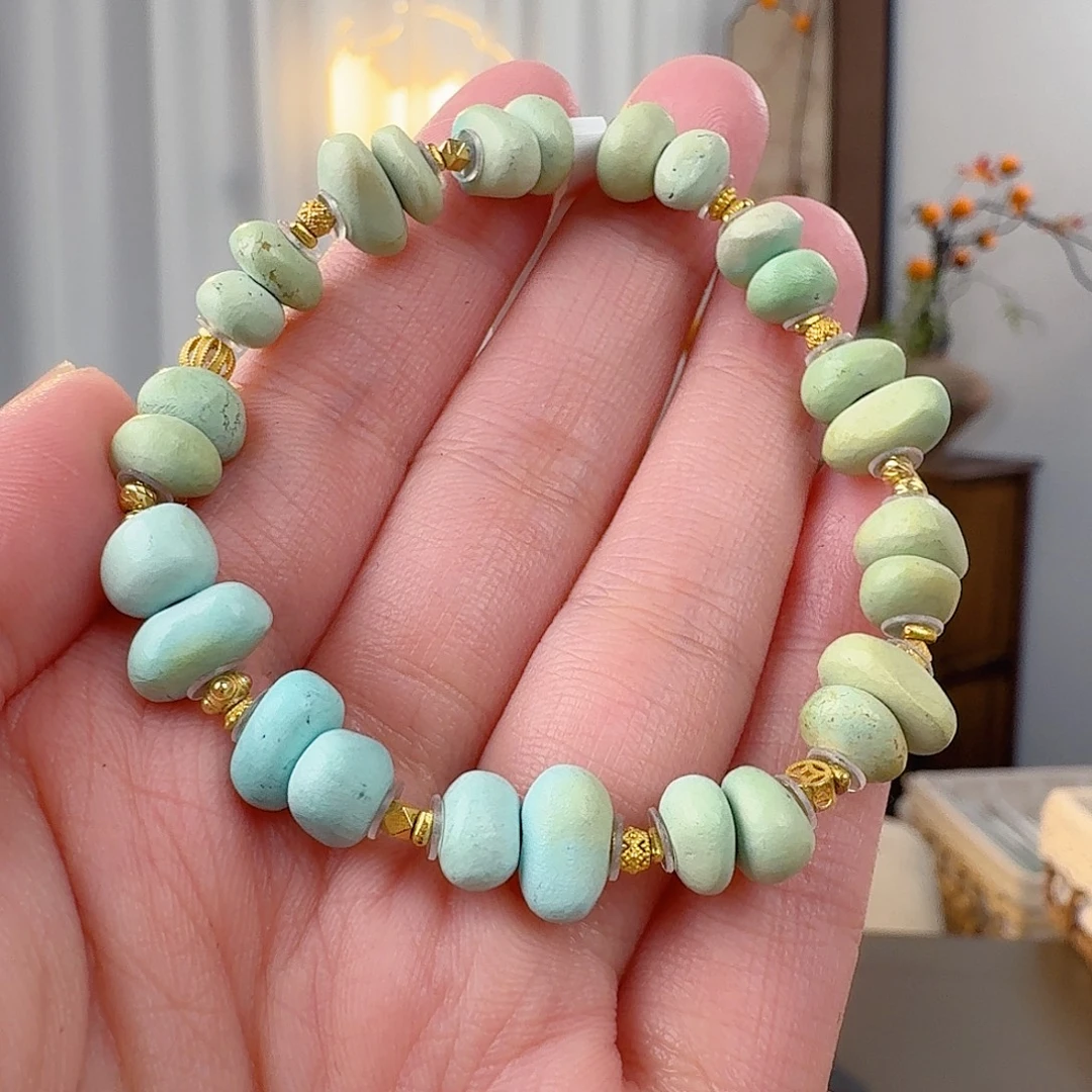 绿松石未镶嵌珠宝半成品