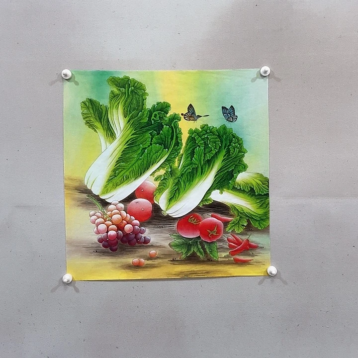 国画工笔画作品任海鲜画