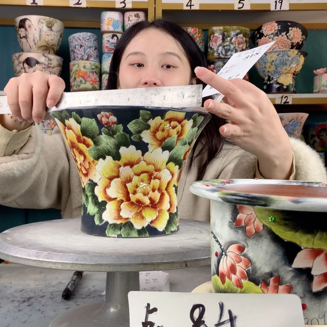 罐景德镇手工瑕疵318