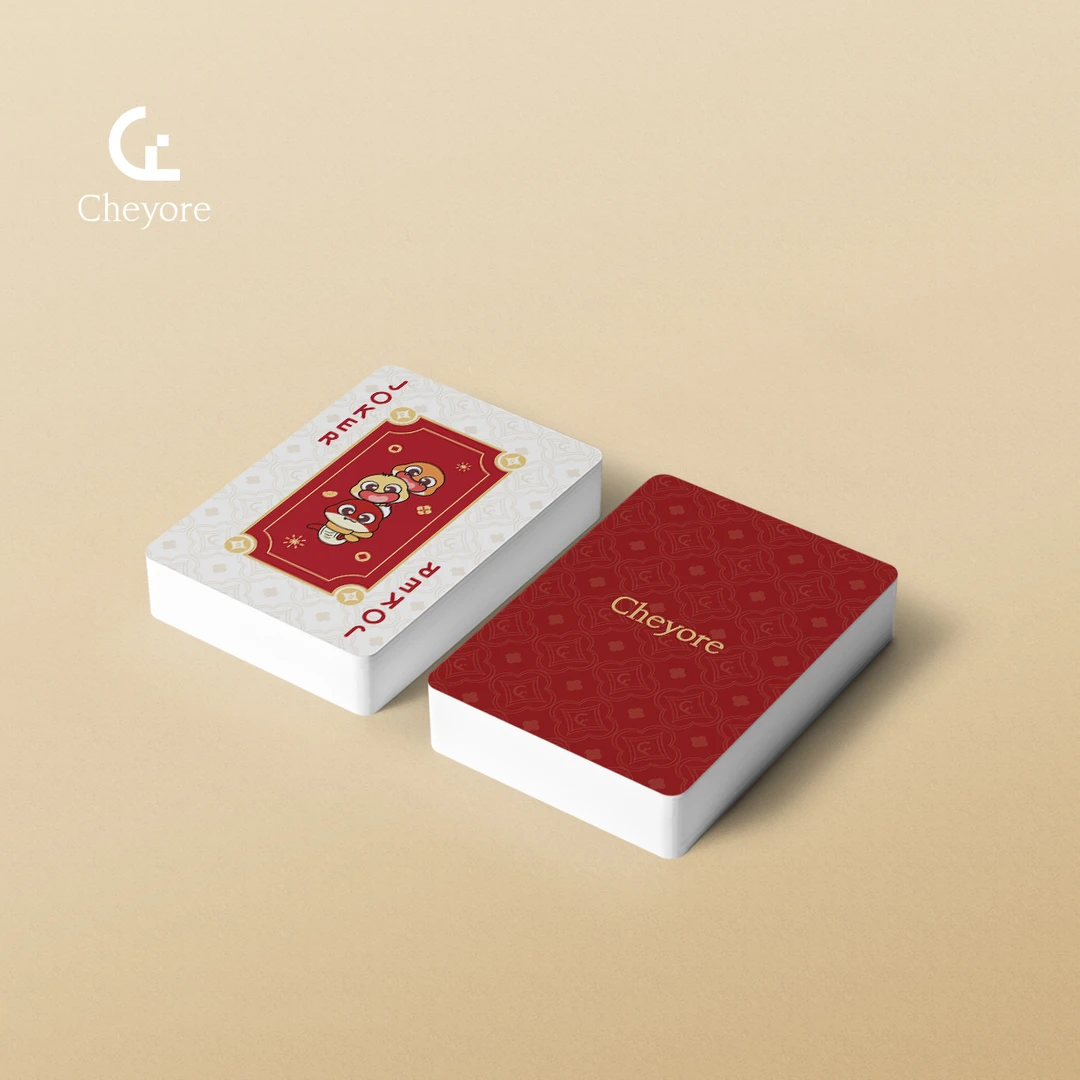Cheyore2025新款原创设计蛇年扑克牌