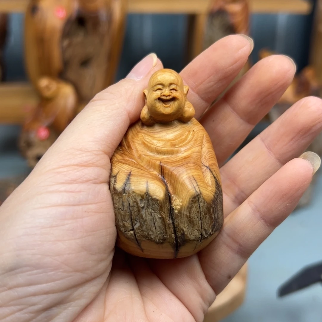 柏木崖柏木摆件手把件，71