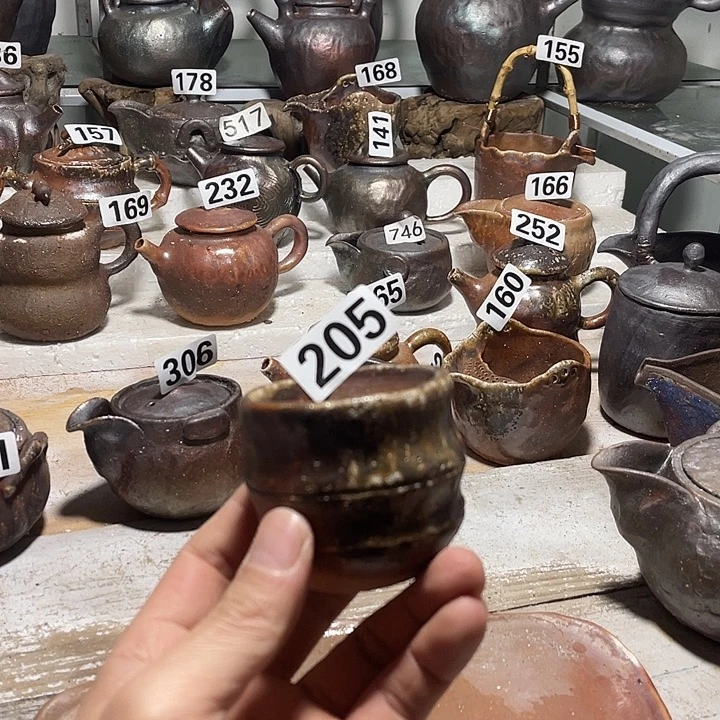 纯手工柴烧茶具精品