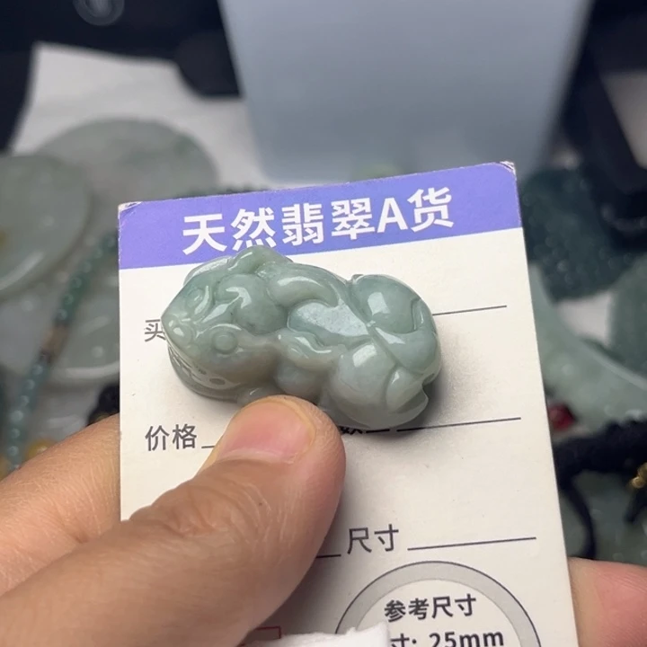 翡翠未镶嵌颈饰挂件