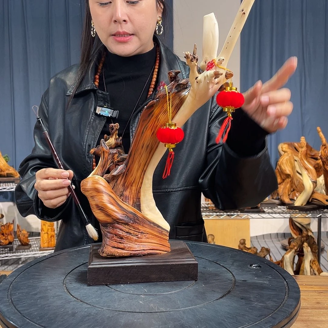 柏木（崖柏）随型艺术根雕