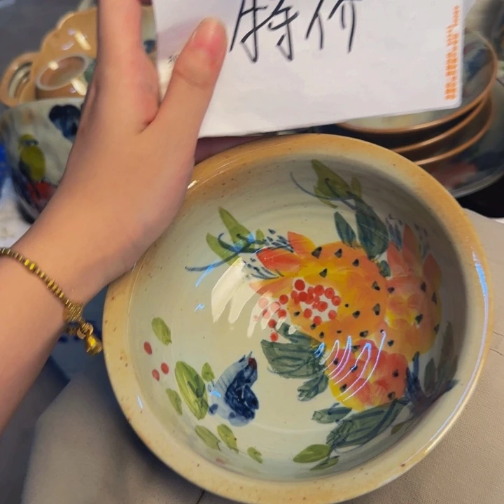 瓷片景德镇陶瓷手工手绘