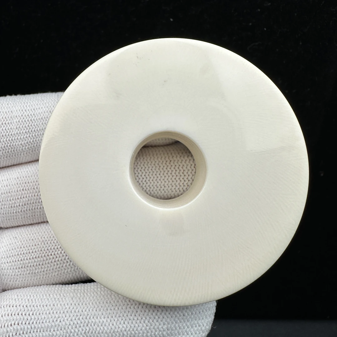 E12-07天然猛犸牙 牙饼子 扣子56x16x15mm59克支持鉴定 假一罚四