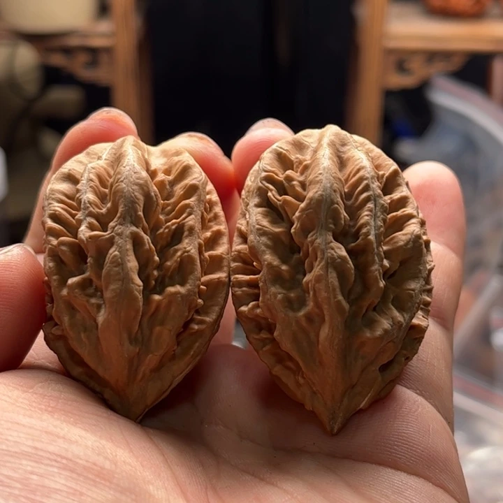 文玩核桃把件楸大胖134